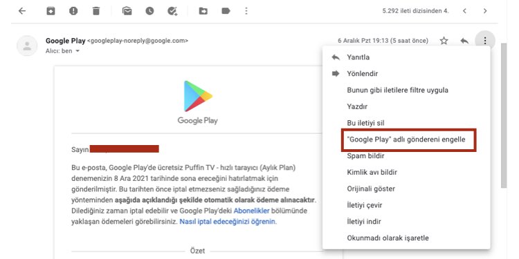 Gmail'de E-postalar Nasıl Engellenir?