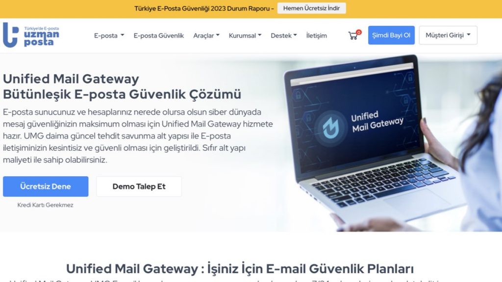 Unified Mail Gateway Bütünleşik E-posta Güvenlik Çözümü