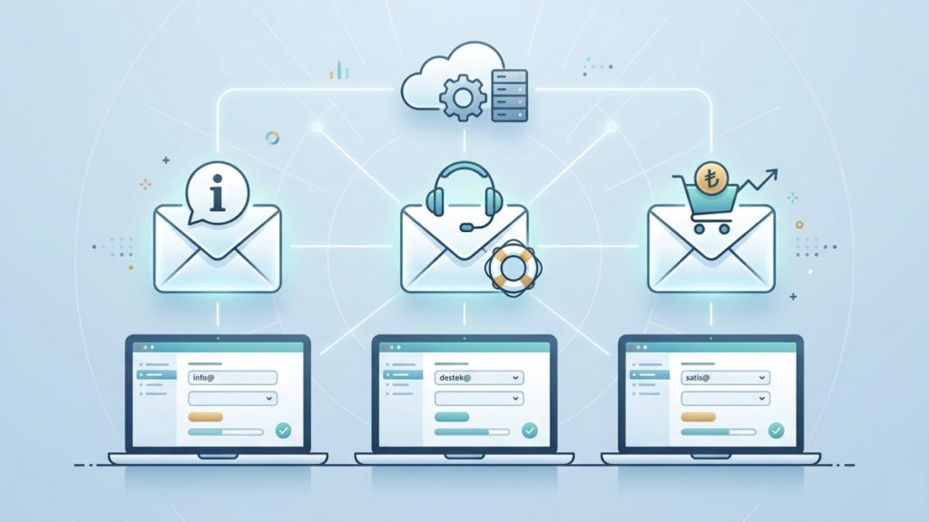 info@, destek@, satis@ Mail Hesapları Nasıl Oluşturulur?