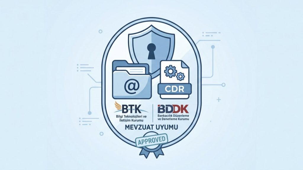 BTK ve BDDK Mevzuatlarına Göre Finans ve Kurumsal Şirketlerde E-Posta Arşivleme ve Log Tutma (CDR) Zorunlulukları